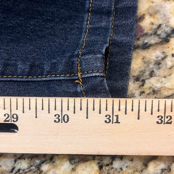 Travis Mathew Jeans Mens 30 x31 Blue Dark Wash Straight Leg Denim Golf Y2K - Picture 4 of 7